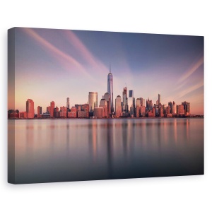 Tablou canvas - Sudul Manhatanului In Amurg, New York, Cer, Oras, 60 x 90 cm