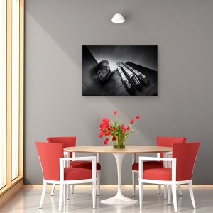 Tablou canvas - Tevi, Tuburi, Cos De Fum, Industrial, 60 x 90 cm - Img 4