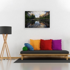 Tablou canvas - Timp, Yosemite, Cer, Peisaj, California, Munte, 60 x 90 cm - Img 2