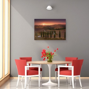 Tablou canvas - Toscana, Peisaj, Italia, Toscana, Chiparos, Chiparosi, 40 x 60 cm - Img 4