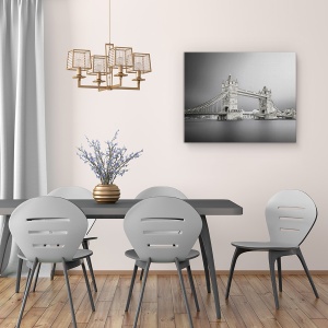 Tablou canvas - Tower Bridge, Londra, Arhitectura, Peisaj Urban, Cer, 60 x 75 cm - Img 4