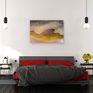 Tablou canvas - Traversarea Lacului Natron, Flamingo, Culoare, Inima, Pasari, 80 x 120 cm - Img 3