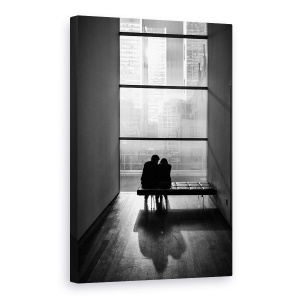 Tablou canvas - Tu Si Eu, Silueta, Nyc, Cer, Moma, Figura, 60 x 90 cm