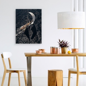 Tablou canvas - Umbre Si Lumini, Peisaj, Iaht, Navigare, Cursa, Aeriana, 50 x 70 cm - Img 4