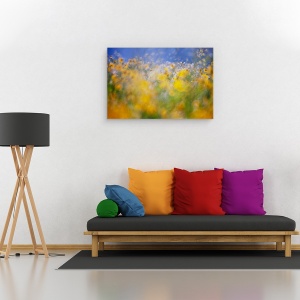 Tablou canvas - Un Tribut Adus Lui Monet, Vara, Flori, 40 x 60 cm - Img 2
