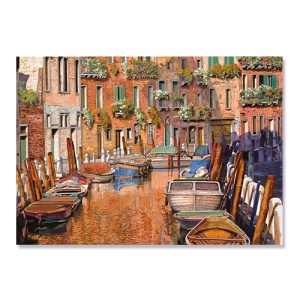Tablou Canvas - Venecia, Italia, Nautic, Barci, Gondola, 60 x 80 cm