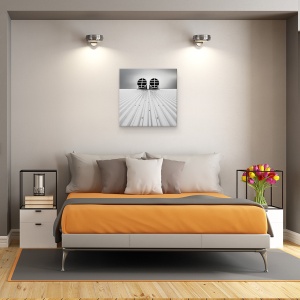 Tablou canvas - Ventilatie Periscopica, Abstract, Arhitectura, Aluminu, 90 x 90 cm - Img 3