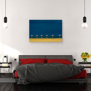 Tablou canvas - Vine Uraganul, Vacanta, Sarbatori, Plaja, Nisip, Tarm, 40 x 60 cm - Img 3