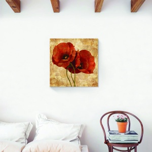 Tablou decorativ canvas vintage cu papadii 60x60 cm