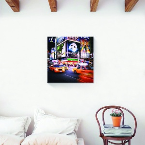 Tablou decorativ canvas vintage cu Times Square New York