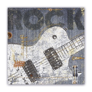 Tablou Canvas - Vintage, Muzica, Instrument, Chitara, 60 x 60 cm