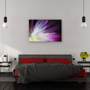 Tablou canvas - Will-o-the-Wisp, Flori, Petale, Abstract, 40 x 60 cm - Img 3