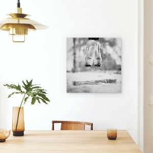 Tablou canvas - Ziua In Care Am Sarit In Balti, Dansatoare, Balerina, Zbor, 60 x 60 cm - Img 4