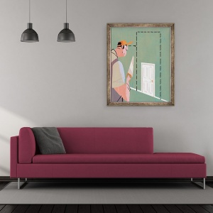 Tablou inramat - A.Richard Allen - Extindere, 2017, 50 x 60 cm - Img 2