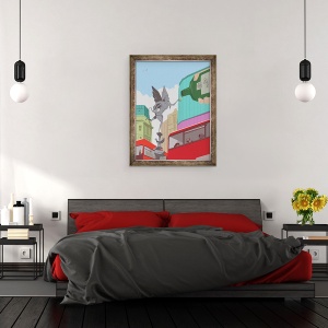 Tablou inramat - A. Richard Allen - G&T, 2015, 60 x 80 cm - Img 3