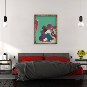 Tablou inramat - A. Richard Allen - Purtatorul de cuvant, 2016, 70 x 90 cm - Img 3
