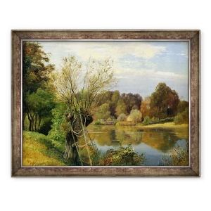 Tablou inramat - Adolf Vollmer - Langa Aumuhle, 60 x 80 cm