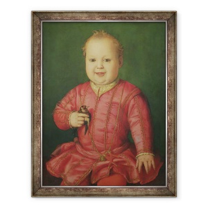 Tablou inramat - Agnolo di Cosimo Bronzino - Portretul lui Giovanni de Medici ca un copil, 70 x 90 cm