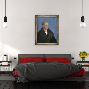 Tablou inramat - Albrecht Durer - Jakob Fugger, 70 x 90 cm - Img 3