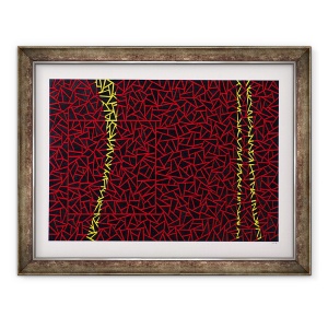 Tablou inramat - Alex Dunn - Hi-vis crackle si pop, 70 x 90 cm