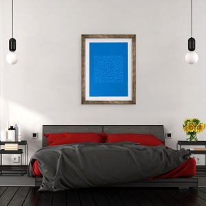 Tablou inramat - Alex Dunn - Lumea Albastra, 70 x 90 cm - Img 3