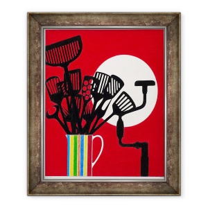 Tablou inramat - Alex Dunn - O viata foarte nemiscata, 70 x 85 cm