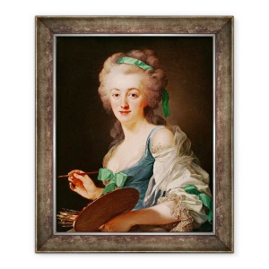 Tablou inramat - Alexander Roslin - Portret De Anne Vallayer-Coster, 70 x 85 cm