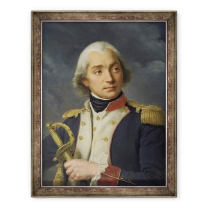 Tablou inramat - Alexandre-Francois Caminade - Generalul Charles Pichegru 1761-1804, 60 x 80 cm