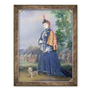 Tablou înrămat decorativ cu portretul Hortense Schneider de Alexis Joseph Pérignon