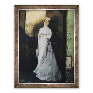 Tablou inramat - Alfred Emile Stevens - Scrisoarea de despartire, 70 x 90 cm