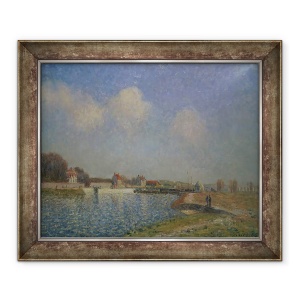 Tablou inramat - Alfred Sisley - Loing la Saint-Mammes, 70 x 85 cm