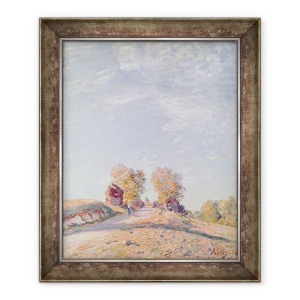 Tablou inramat - Alfred Sisley - Uphill Road in Sunshine, 50 x 60 cm
