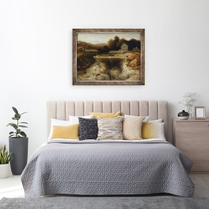 Tablou inramat - Allart van Everdingen - Cascada de Nord, 70 x 90 cm - Img 2