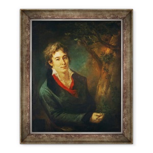 Tablou inramat - Andrea Appiani the Elder - Portret De Ugo Foscolo, 70 x 85 cm