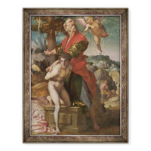 Tablou inramat - Andrea del Sarto - Sacrificiul lui Isaac, 60 x 80 cm