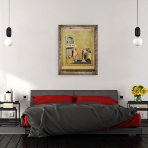 Tablou inramat - Andrea Orcagna di Cione - Chemarea Sfantului Matei, din Altarul Sfantului Matei si Scenele din viata sa, 60 x 80 cm - Img 3