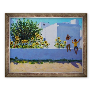 Tablou inramat - Andrew Macara - Floarea-soarelui, dimineata, Galicia, 70 x 90 cm