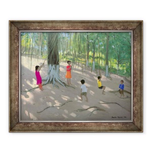 Tablou inramat - Andrew Macara - Leagan Copac, Insula Elefantului, Bombay, 70 x 85 cm