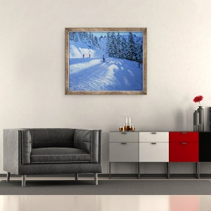 Tablou inramat - Andrew Macara - Morzine, 50 x 60 cm - Img 2
