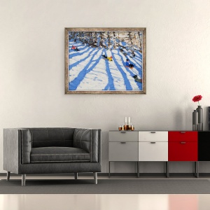 Tablou inramat - Andrew Macara - Umbre copac, 70 x 85 cm - Img 2