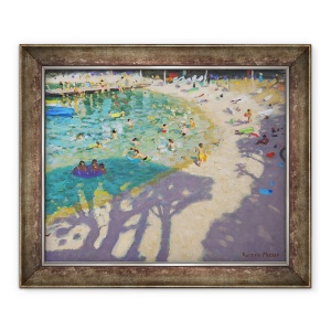 Tablou inramat - Andrew Macara - Umbre de copaci, pe plaja, 70 x 85 cm