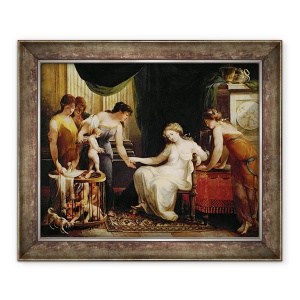 Tablou inramat - Angelica Kauffmann - Furnizor de dragoste, 70 x 85 cm