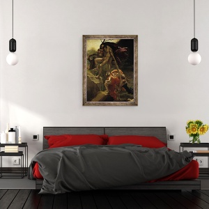 Tablou inramat - Anne Louis Girodet de Roucy-Trioson - Potopul, 60 x 80 cm - Img 3