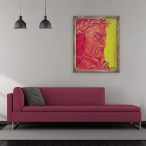 Tablou inramat - Annick Gaillard - Dante II, 50 x 60 cm - Img 2