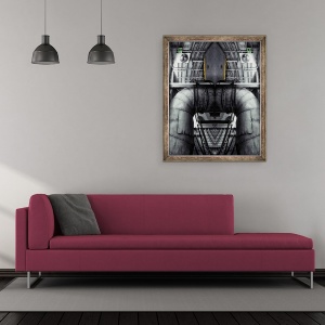 Tablou inramat - Ant Smith - Robot Industrial, 50 x 60 cm - Img 2