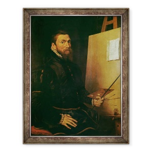 Tablou inramat - Anthonis van Dashorst Mor - Autoportret, 70 x 90 cm