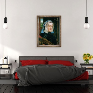 Tablou inramat - Anthony Frederick Augustus Sandys - D-na Rose, 60 x 80 cm - Img 3