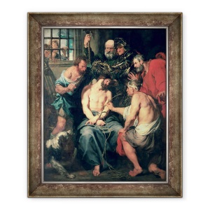 Tablou inramat - Anthony van Dyck - incoronarea cu spini, 70 x 85 cm