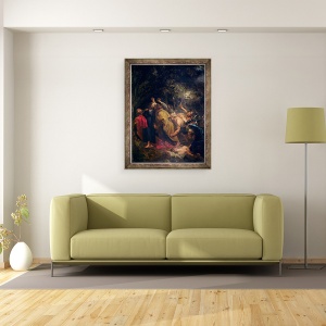Tablou inramat - Anthony van Dyck - Luarea lui Hristos, 70 x 90 cm - Img 2