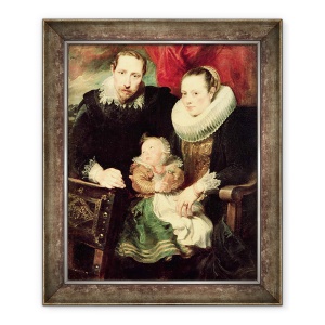 Tablou inramat - Anthony van Dyck - Portret de Familie, 70 x 85 cm